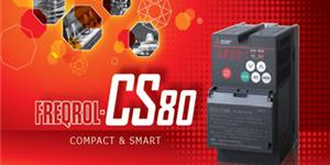 FREQROL-CS80系列-凝縮多樣化功能,小型智能三菱變頻器